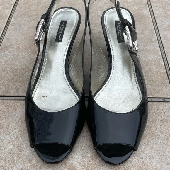 Dolce & Gabbana Black Patent Leather shoes